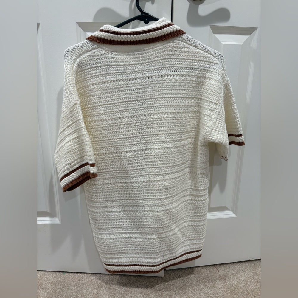 Veronica Beard Jadine Knit Top Size XS Crochet - Picture 4 of 7